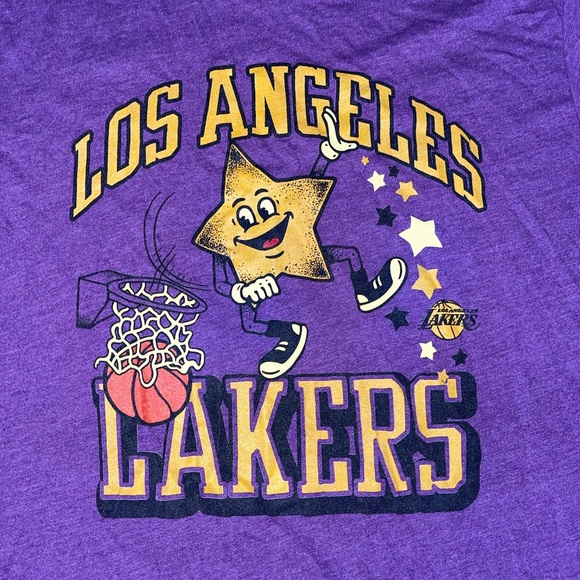 Homage: Vintage Style LA Lakers Throwback Tee: Adult Unisex Large:Magic Johnson - Picture 2 of 4
